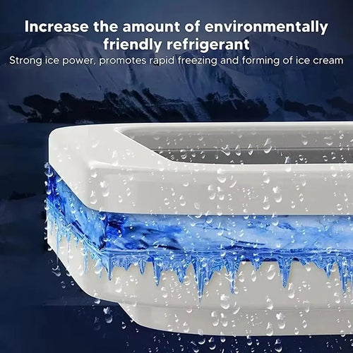 Ice Cream Maker Pan with 2 Scrapers Ice Cream Maker Plate Multifunctional Cold Sweet Fried Food Plate Rolled Ice Cream Maker